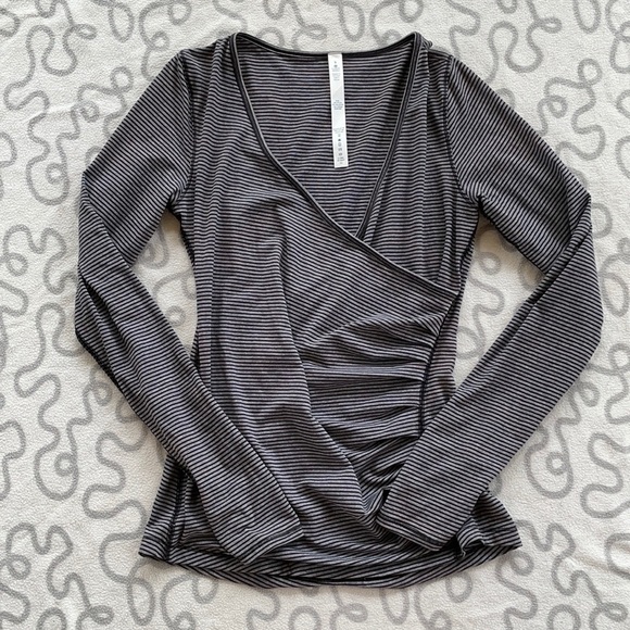 lululemon athletica Tops - Lululemon Sunset Salutation Striped Long Sleeve